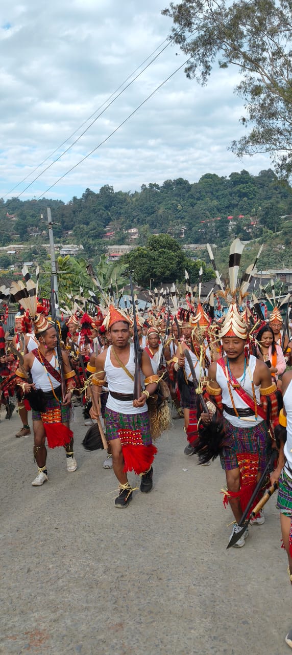 Nocte procession through Khonsa during Chalo Loku Festival